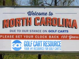 North Carolina town discriminates against citizens that identify as golf cart drivers