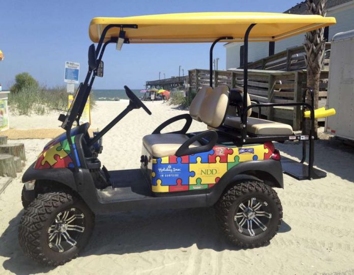 Autism Golf Cart