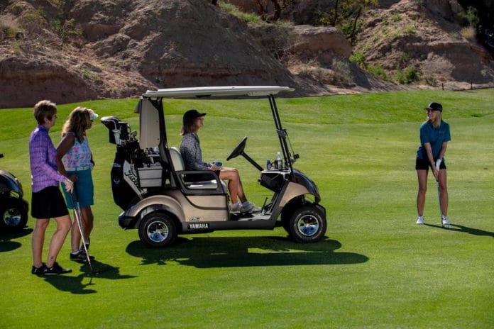 YAMAHA UNVEILS NEVER-BEFORE-SEEN COLORS ON A GOLF CAR | Golf Cart Resource